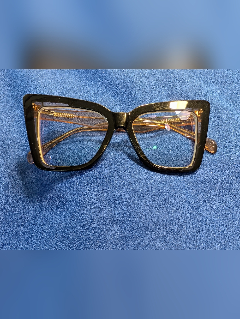 Black Cat Eye Acetate Frames